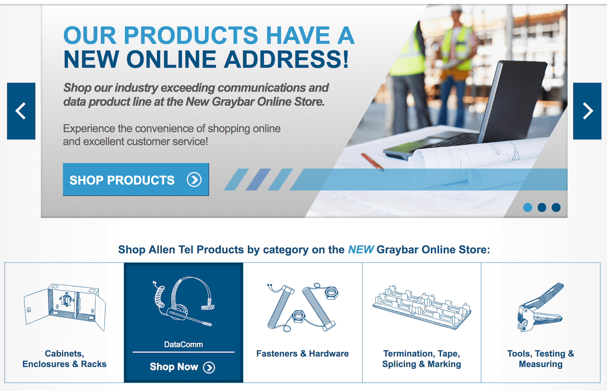 Allentel.com Redesign Home Page